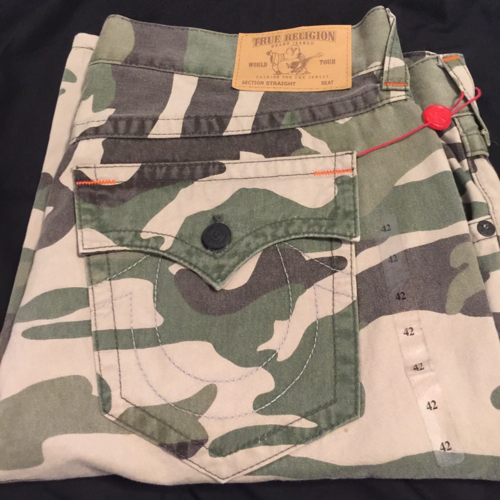 Camouflage army print True Religion Jeans - Picture 3 of 11